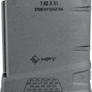 MFT MAGAZINE AR10/SR25 7.62X51 - 308 WIN 10RD BLACK POLYMER