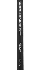 Ice axe/hammer tool with a copper-colored head and black shaft labeled 'WARHAMMER', shown front-on.