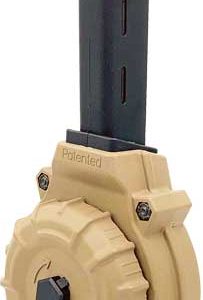 PRO MAG MAGAZINE FOR GLOCK 17 - 19 9MM 50RD DRUM FDE