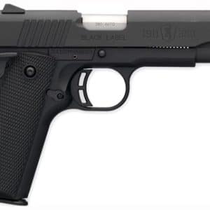 BROWNING 1911-380 BLACK LABEL - 380ACP 4.25"FS 8RD BLK/SYN