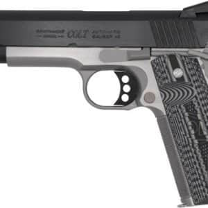 COLT COMPETITION 45ACP 5" 8RD - TWO TONE BLACK GREY G10 GRIPS