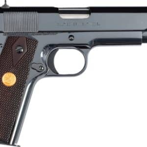 COLT GOVERNMENT 1911 38 SUPER - 5" 9RD ROYAL BLUE ROSEWOOD