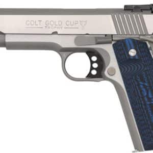 COLT GOLD CUP LITE 9MM 5" 8RD - STAINLESS BLUE G10 GRIPS
