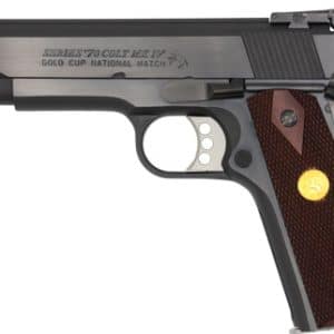 COLT GOLD CUP NATIONAL MATCH - 9MM 5" 8RD SERIES 70 BLUED