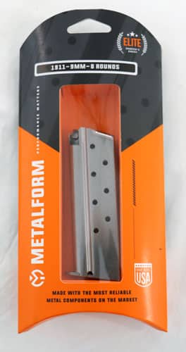 METALFORM MAGAZINE 1911 - OFFICERS 9MM 8RD S/S - Image 2