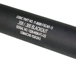 GUNTEC AR10 SLIP OVER FAKE - SUPPRESSOR BLACK