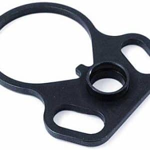 GUNTEC AR15 SINGLE POINT SLING - QD ADAPTER AMBI BLACK