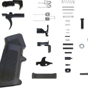 GUNTEC COMPLETE LOWER PARTS - KIT AR15 WITH A2 PISTOL GRIP