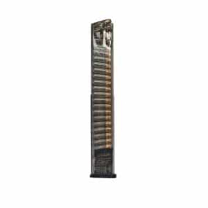 Elite Tactical Systems (ETS) Glock 18 40/rd 9mm Magazine - For Glock 17 18 19 19x 26 34 45
