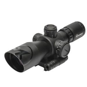 Firefield Barrage Rifle Scope - 2.5-10x40mm Red Laser Mil Dot Reticle Black Matte