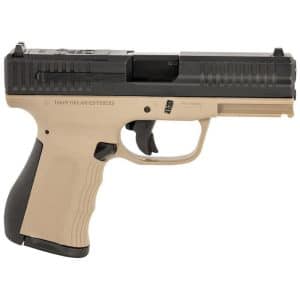 FMK Mach 9 Handgun 9mm Luger 10rd Magazine(1) 4" Barrel Optic Ready FDE Frame