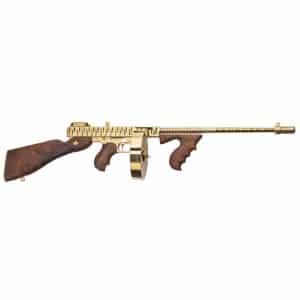 Auto Ordnance 1927A-1 Deluxe Carbine Rifle .45 Cal 20rd (1) & 50rd (1) Magazines 16.5" Barrel Gold Tiger Stripe