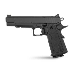 Tisas 1911 Duty 9 DS Handgun 9mm Luger 18rd Magazines(2) 5" Barrel Titanium Firing Pin Black w/Rail