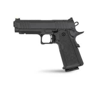 Tisas 1911 Duty 9 DS Handgun 9mm Luger 18rd Magazines(2) 4.25" Barrel Titanium Firing Pin Black w/Rail