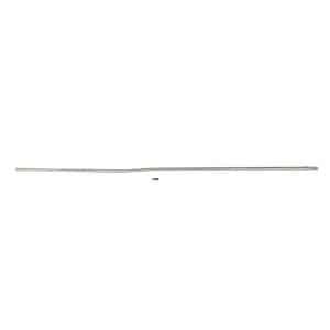 Long, slim stainless steel rod with a subtle bend near the center against a white background.