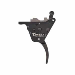 Timney Triggers rifle trigger mechanism with adjustment screws and lever (black metal)