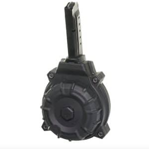 Promag S&W Shield Magazine 9mm Black Polymer Drum - 50/rd