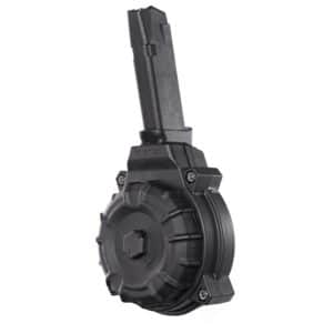 Promag Handgun Magazine for Glock 48/43X Black Polymer Drum 9mm Luger 50/rd