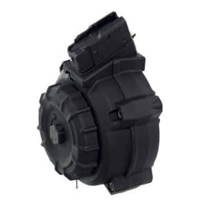 ProMag Black Polymer AK Magazine Drum for AK-47 7.62x39mm 50/rd