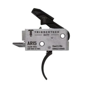 TriggerTech AR-15 Duty Trigger Single-Stage 3.5 lb Curved Black