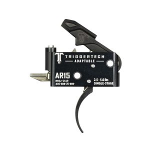 TriggerTech AR15 Single-Stage Adaptable Pro Curved Trigger Black