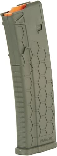 HEXMAG MAGAZINE AR-15 5.56X45 - 15RD OD GREEN POLYMER SERIES 2 - Image 2