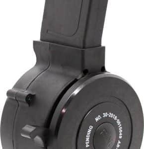IVER JOHNSON MAGAZINE AR15 - 223 50RD DRUM BLACK POLYMER
