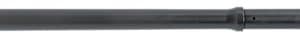 Black telescoping baton with a textured grip and metal tip on the left, fully extended against a light background.
