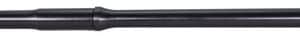 Long black metal extension bar for a socket wrench, with a thicker cap on one end.