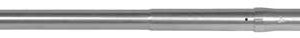 Long metal rod with a thicker middle section and tapered ends on a flat surface.