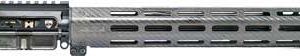 AR-15/M4-style rifle upper receiver with a vented aluminum handguard and rail sections