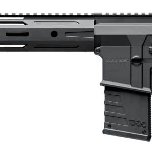 KRISS DMK 22 assault rifle with a long ventilated handguard, rails, and a detachable magazine in a black finish.