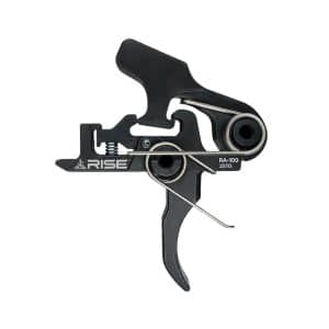 Black bicycle rear derailleur with pulleys and shift cable, used to move the chain between gears