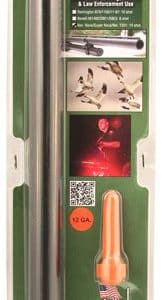 Packaging for Carl's Magazine Tension firearm accessory, showing a long metal rod, orange safety tip, and promo photos on the card.