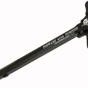 Long black metal tool with a jaw clamp at one end; the shaft reads 'FORWARD WITH PURPOSE'.