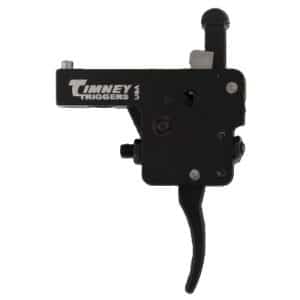 Timney Triggers USA black rifle trigger assembly with external lever and adjustment components