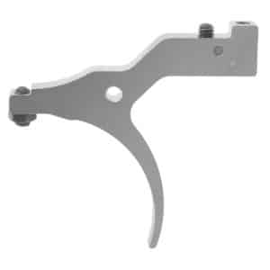 Metal bicycle brake lever with mounting clamp and pivot bolt