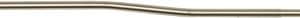 Thin metallic rod with a slight central wave, gold-toned and horizontal across the image.