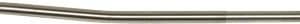 Long, slender metal rod with small bends along its length.
