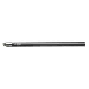 Black cylindrical aluminum tool with silver end caps and Vanguard branding, resting on a white background (likely a staff accessory.