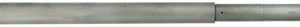 Long metal pipe segment with flanged ends and small mid-section fittings.