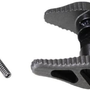 Two-piece metal clamp with serrated jaws and two mounting screws, likely a clip-on pedal clamp or fastener set.