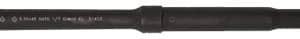 Long black baton-shaped tool with knurled grip and segmented body design.