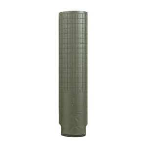 Tall gray cylindrical filter cartridge with a square grid texture.