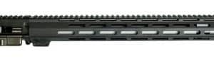 AR-15 style rifle upper receiver with long free-floating handguard and muzzle device