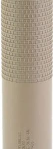 Beige cylindrical filter cartridge with a textured grid and gray top cap for water or air filtration.